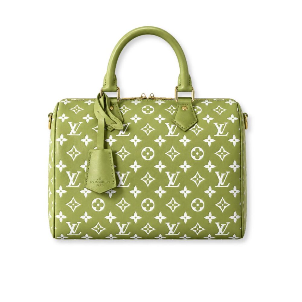 Louis Vuitton Speedy Bandouliere 30 Monogram Green 30cm