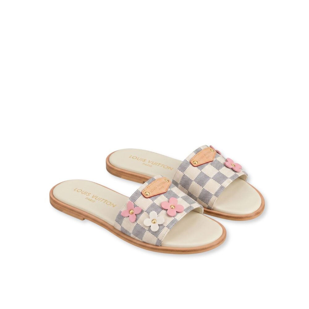 Louis Vuitton Lily Flat Mule Azure Blue 1AK337
