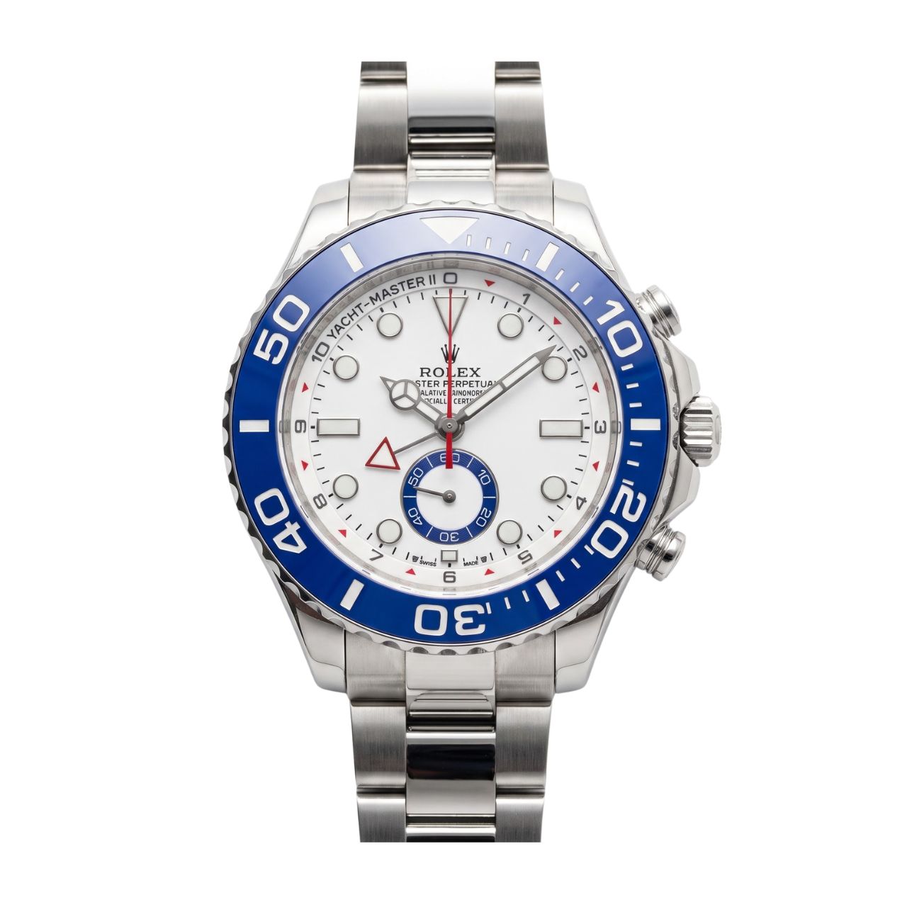 Rolex Yacht-Master II White Dial Blue 44mm 126680