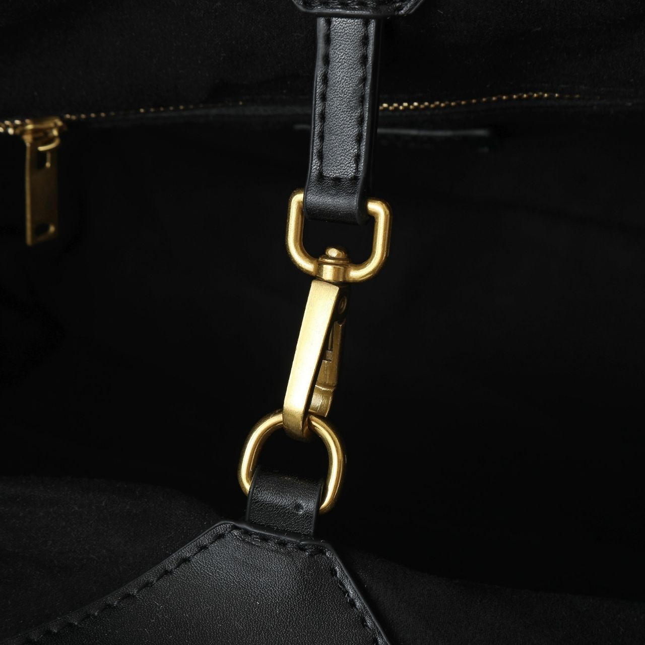 Saint Laurent Raffia Large Tote Bag Black 50Cm - Image 10