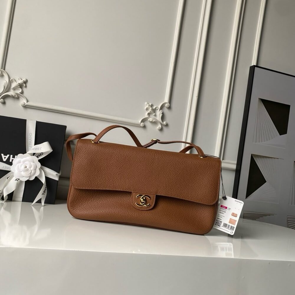 Alternative view of Chanel Metiers Dart 2026 Maxi Flap Bag Camel 38cm AS6233 B24008 U8390