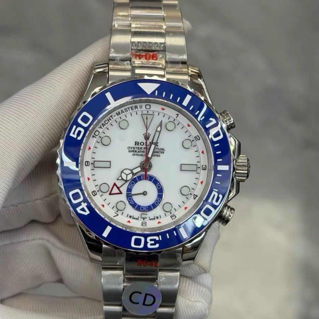 Rolex Yacht-Master II White Dial Blue 44mm 126680 - Image 2