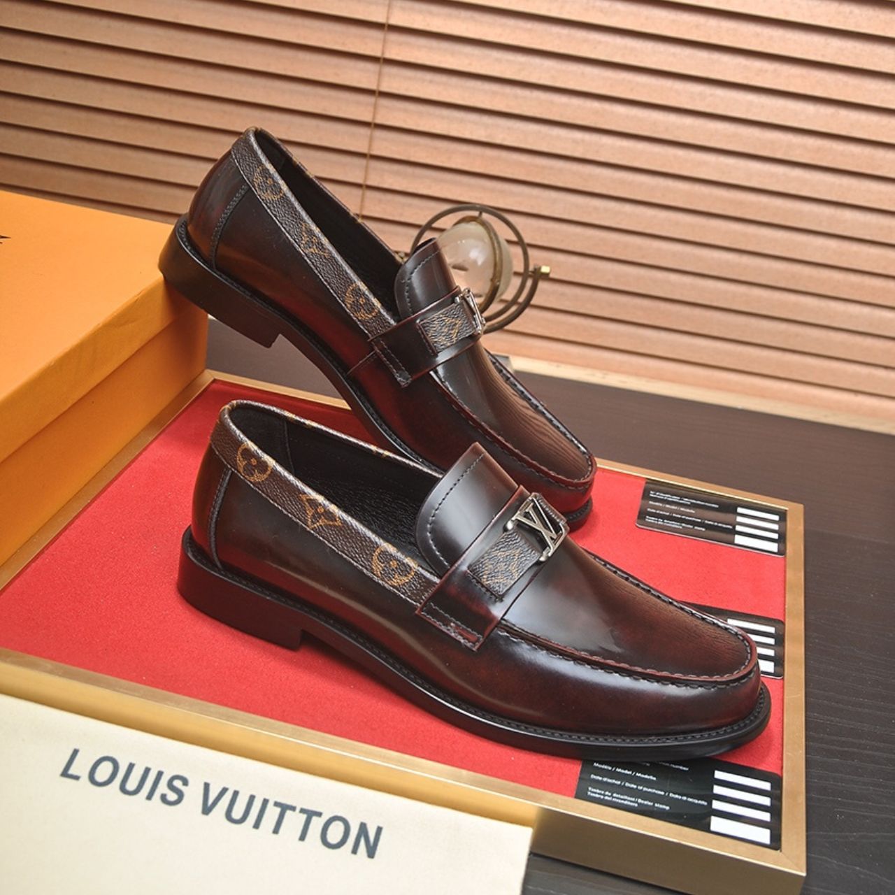 Louis Vuitton LV Buckle Loafers Monogram Brown - Image 5