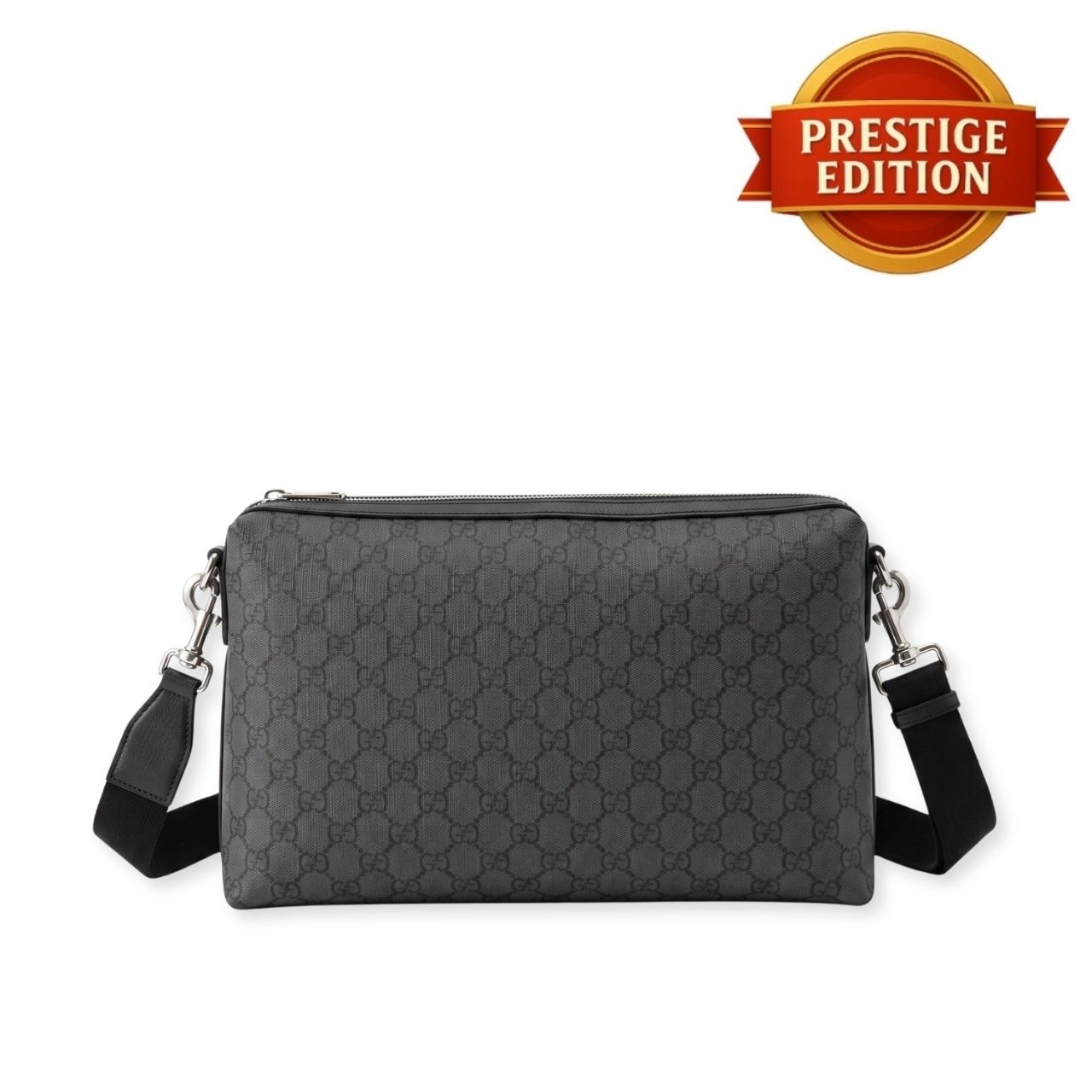 Prestige Edition – Gucci Essence Classic Medium Crossbody Bag Black 33cm