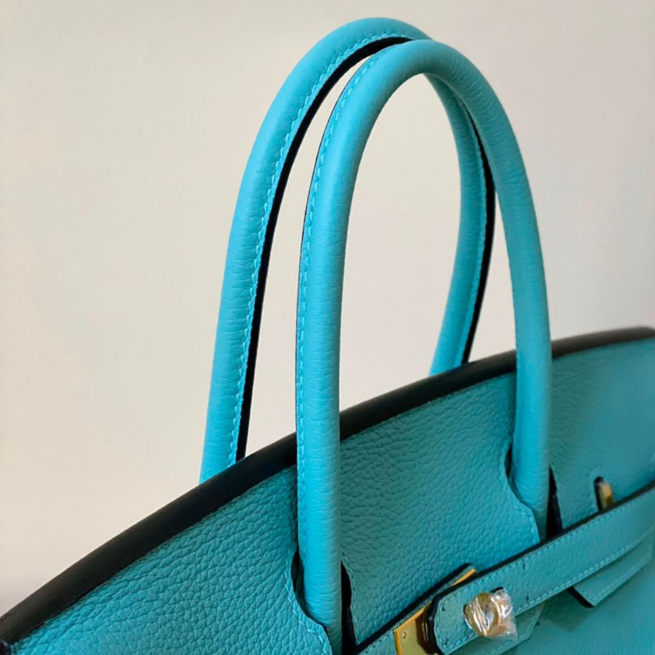 Hermes Birkin 35 Turquoise Togo Gold Hardware 35cm - Image 7