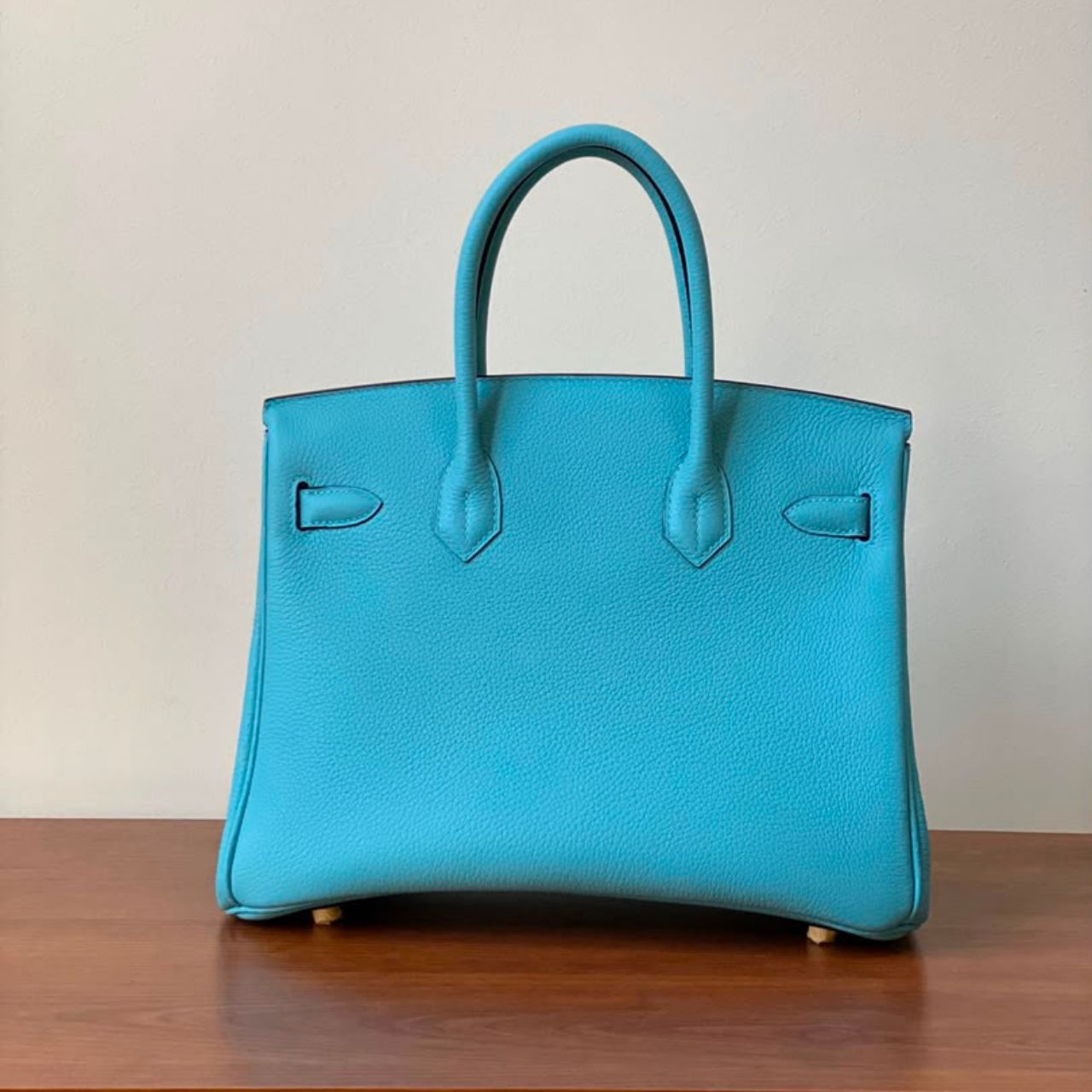 Hermes Birkin 35 Turquoise Togo Gold Hardware 35cm - Image 4