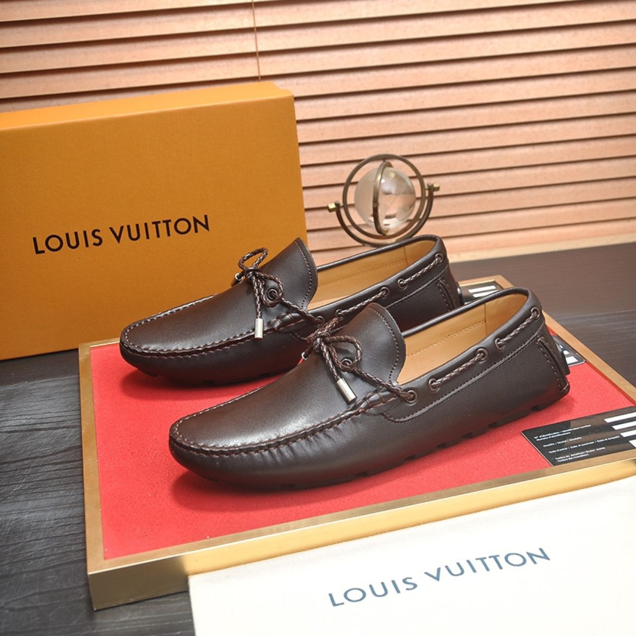 Louis Vuitton LV Driver Moccasin Brown - Image 5