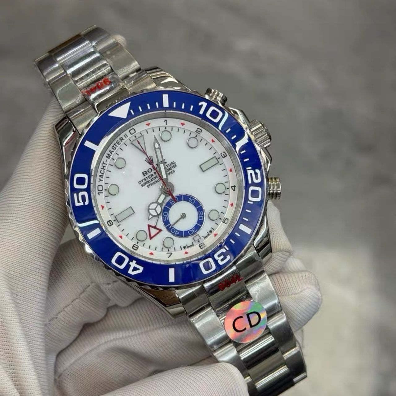 Rolex Yacht-Master II White Dial Blue 44mm 126680 - Image 3
