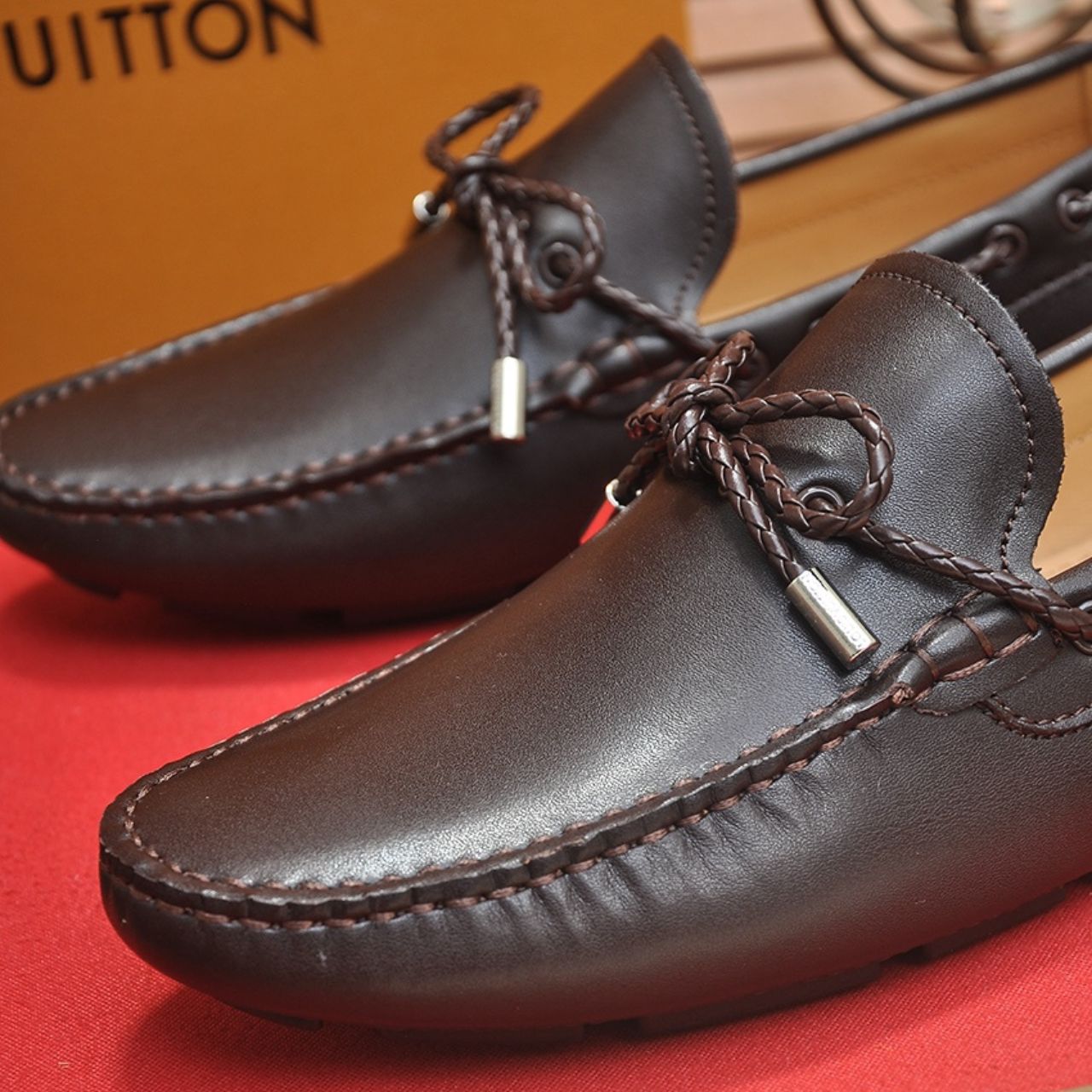 Louis Vuitton LV Driver Moccasin Brown - Image 4