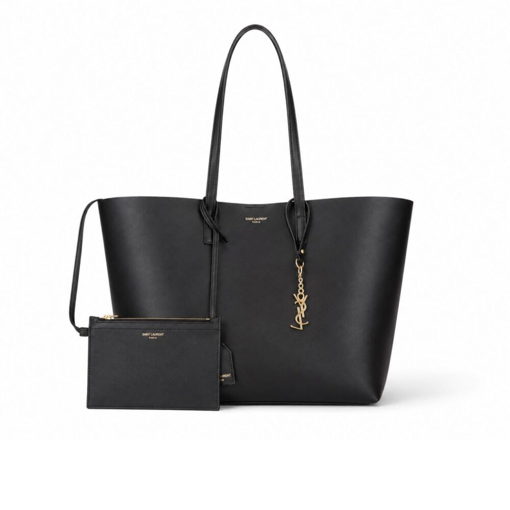 Saint Laurent Large Shopping Tote Bag Black 33Cm