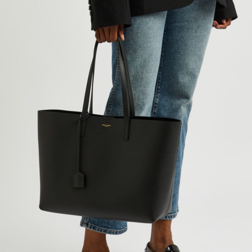 Alternative view of Saint Laurent Large Shopping Tote Bag Black 33Cm