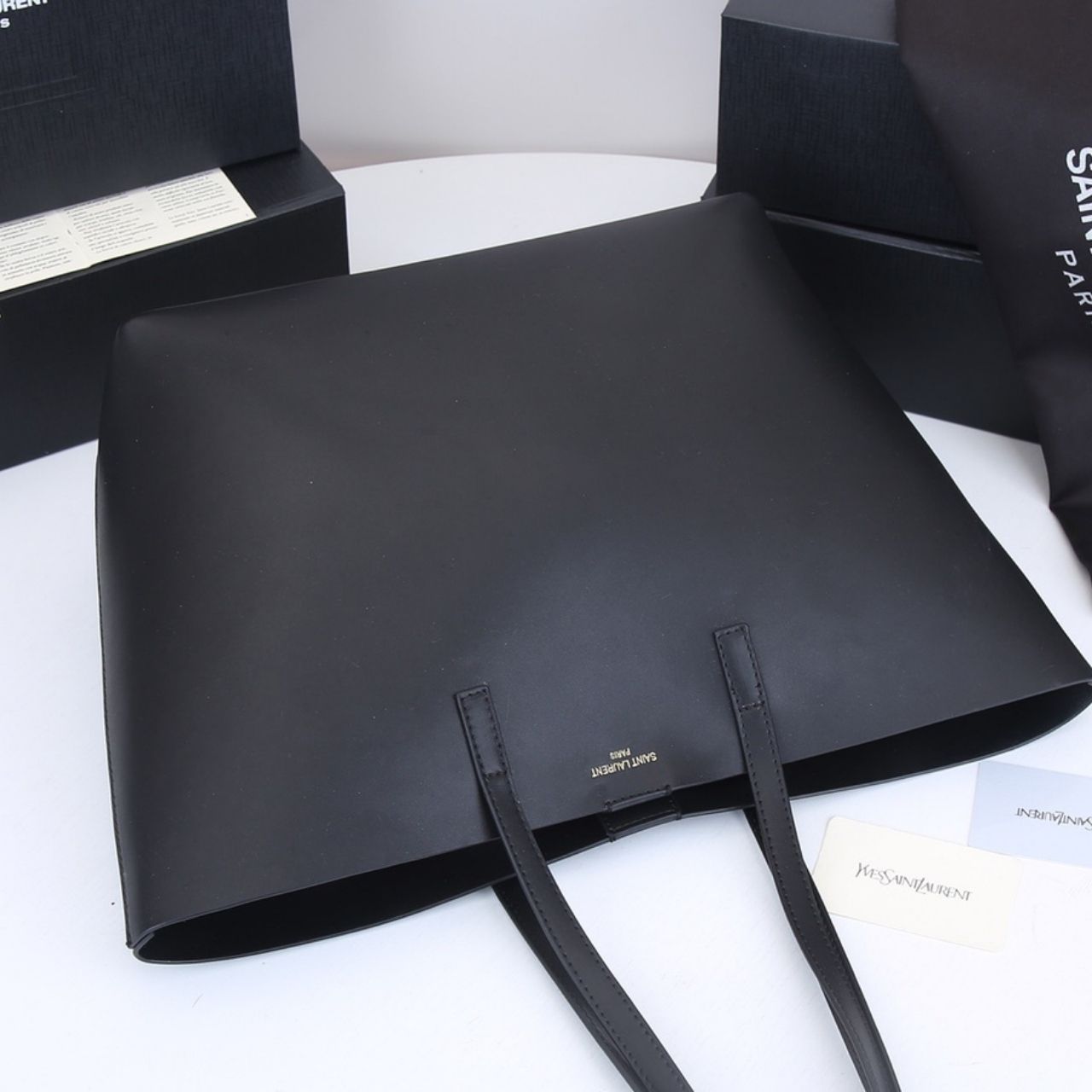 Saint Laurent Large Shopping Tote Bag Black 33Cm - Image 6