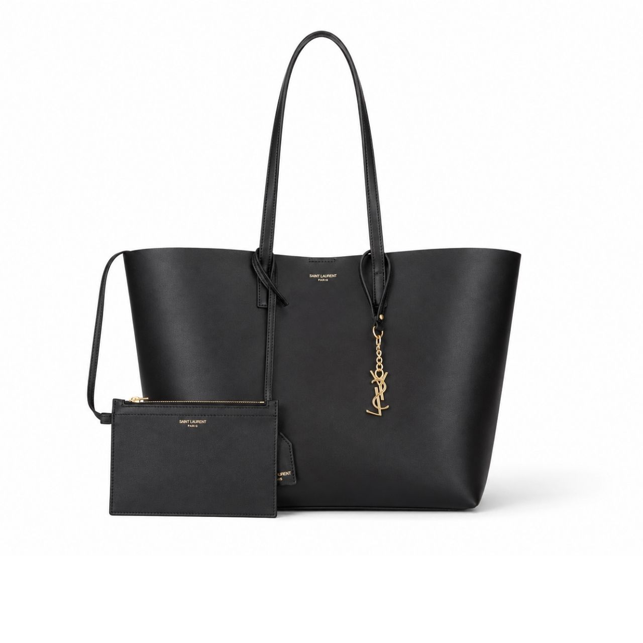 Saint Laurent Large Shopping Tote Bag Black 33Cm
