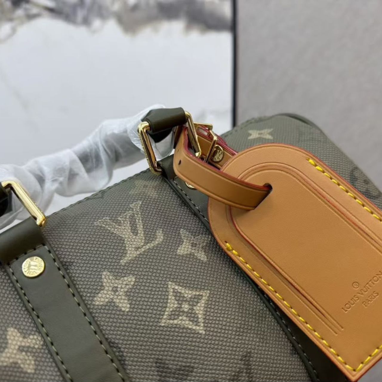 Louis Vuitton Keepall Bandouliere 25 Sand Beige 25cm M29272 - Image 6