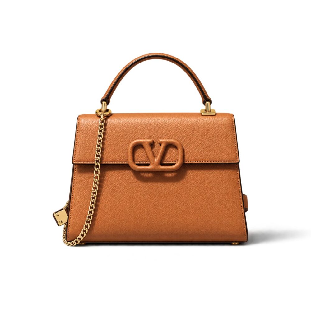 Valentino Garavani Vsling Small Handbag In Grainy Calfskin 25cm