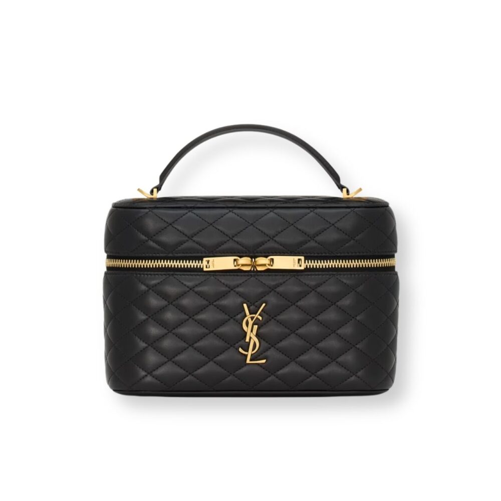 Saint Laurent Gaby Vanity Bag Black 19Cm