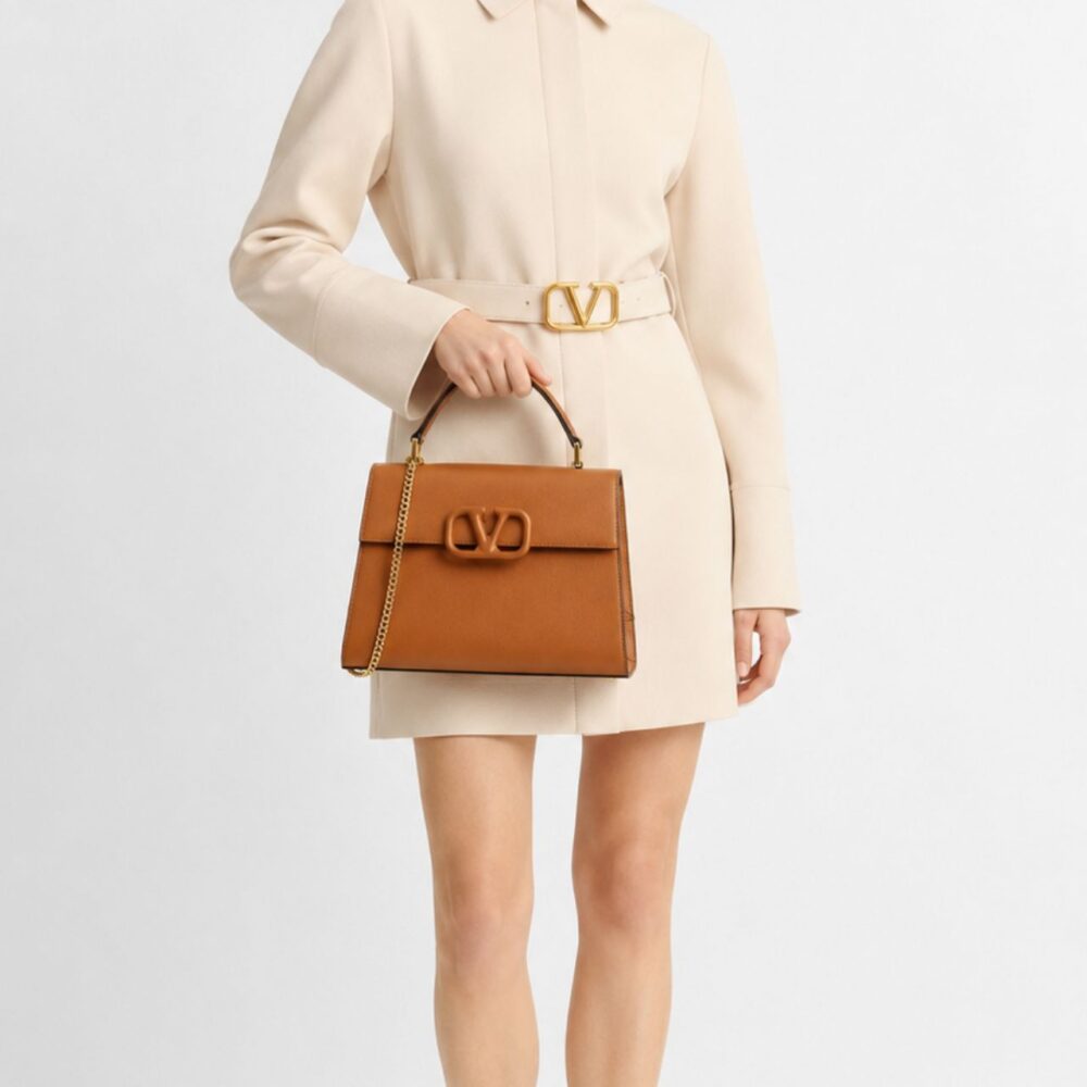 Alternative view of Valentino Garavani Vsling Small Handbag In Grainy Calfskin 25cm
