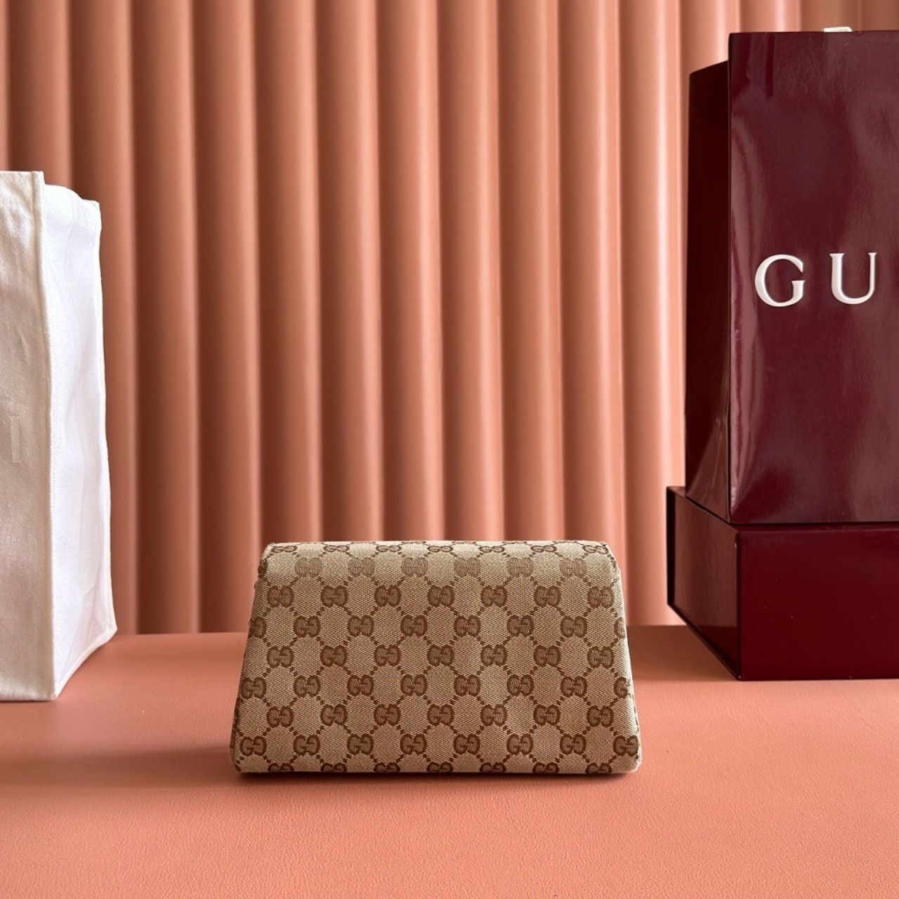 Gucci Dionysus Small Shoulder Bag Sand And Dark Brown 21cm - Image 6