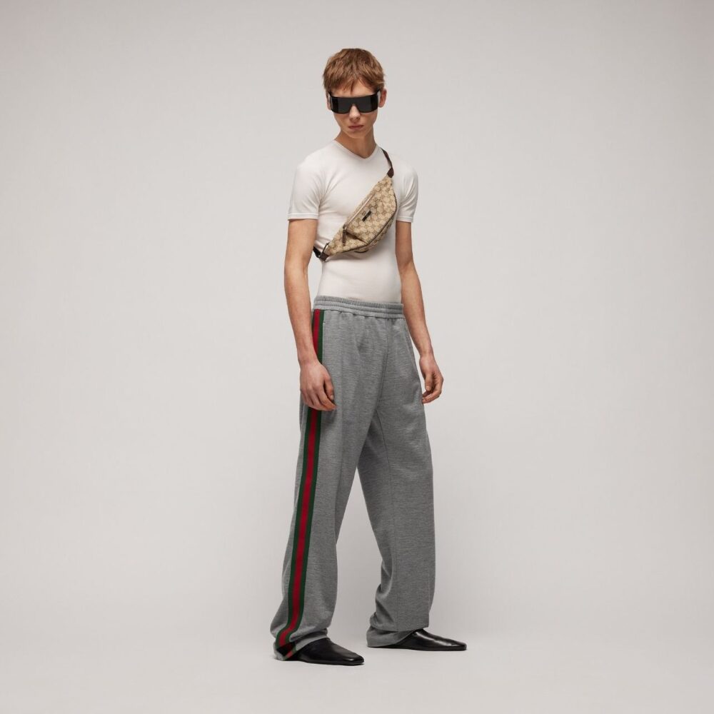 Alternative view of Gucci Flatpack Small Belt Bag Sand And Dark Brown 34cm