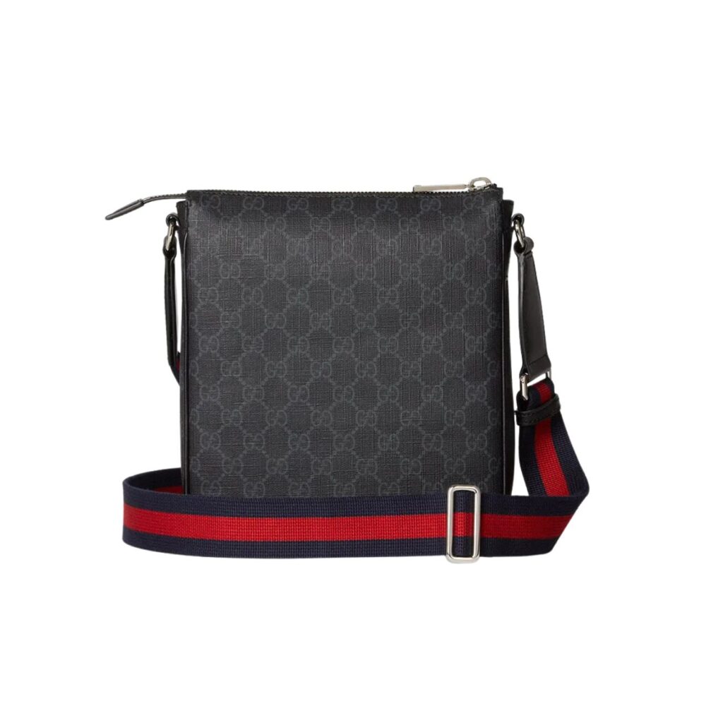 Gucci GG Supreme Messenger Bag Black 23.5Cm