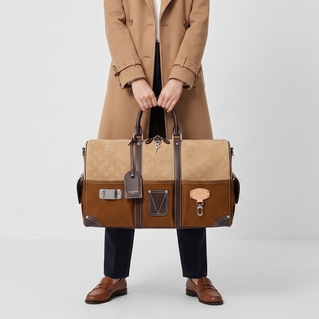 Prestige Edition - Louis Vuitton Keepall Bandoulière 50 Monogram Suede 50cm M26127 - Image 2