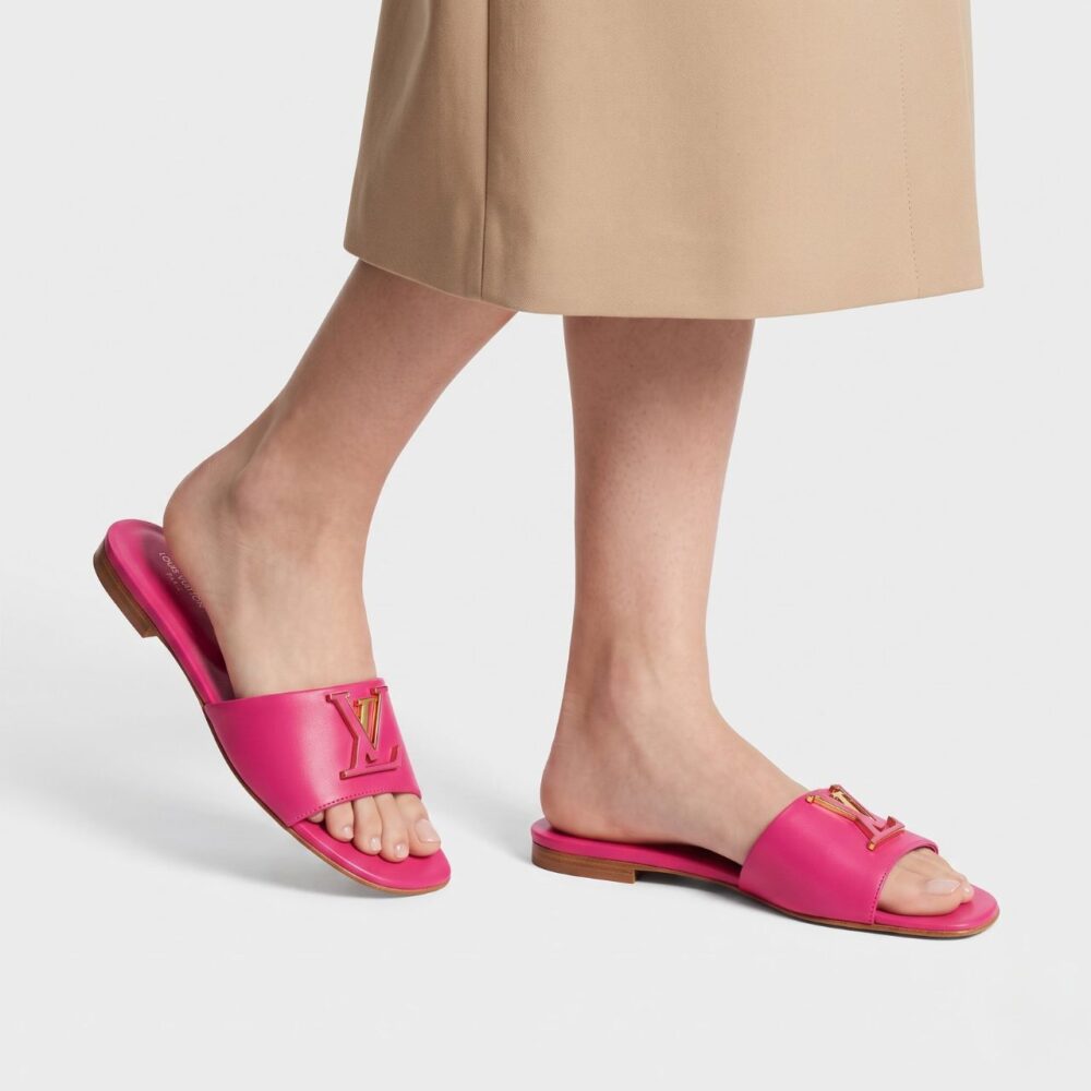 Alternative view of Louis Vuitton LV Mare Flat Mule Fuchsia 1AK1UX