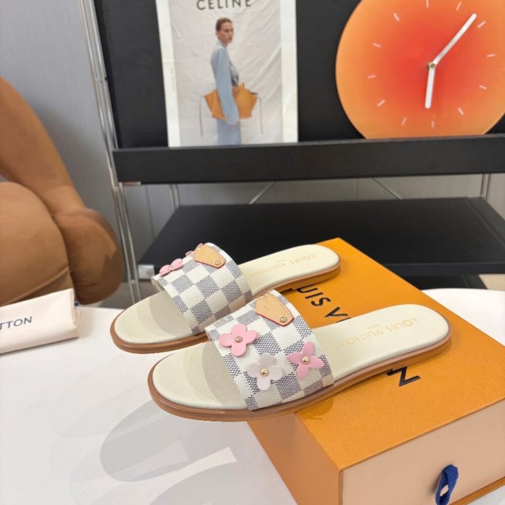 Alternative view of Louis Vuitton Lily Flat Mule Azure Blue 1AK337