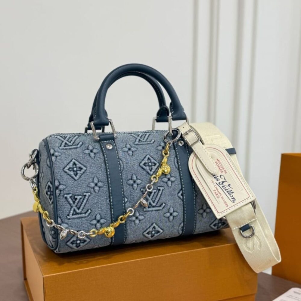 Alternative view of Louis Vuitton Keepall Bandouliere 25 Monogram Denim 25cm