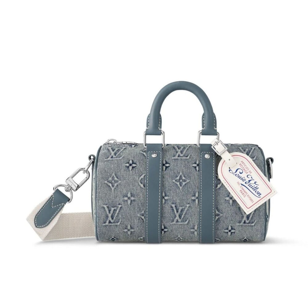 Louis Vuitton Keepall Bandouliere 25 Monogram Denim 25cm