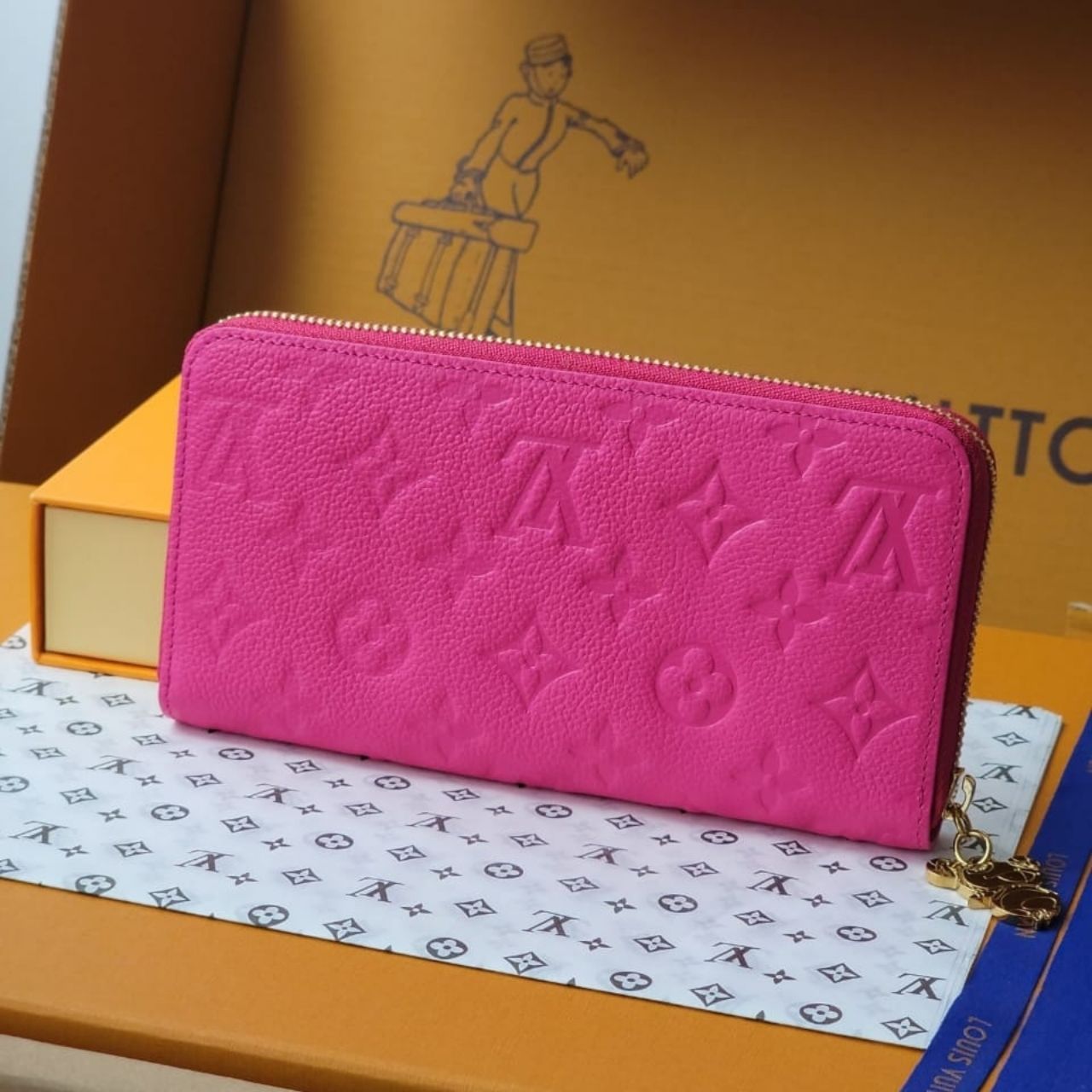 Prestige Edition - Louis Vuitton x Takashi Murakami Zippy Wallet Kawaii Pink 19.5cm M13618 - Image 4