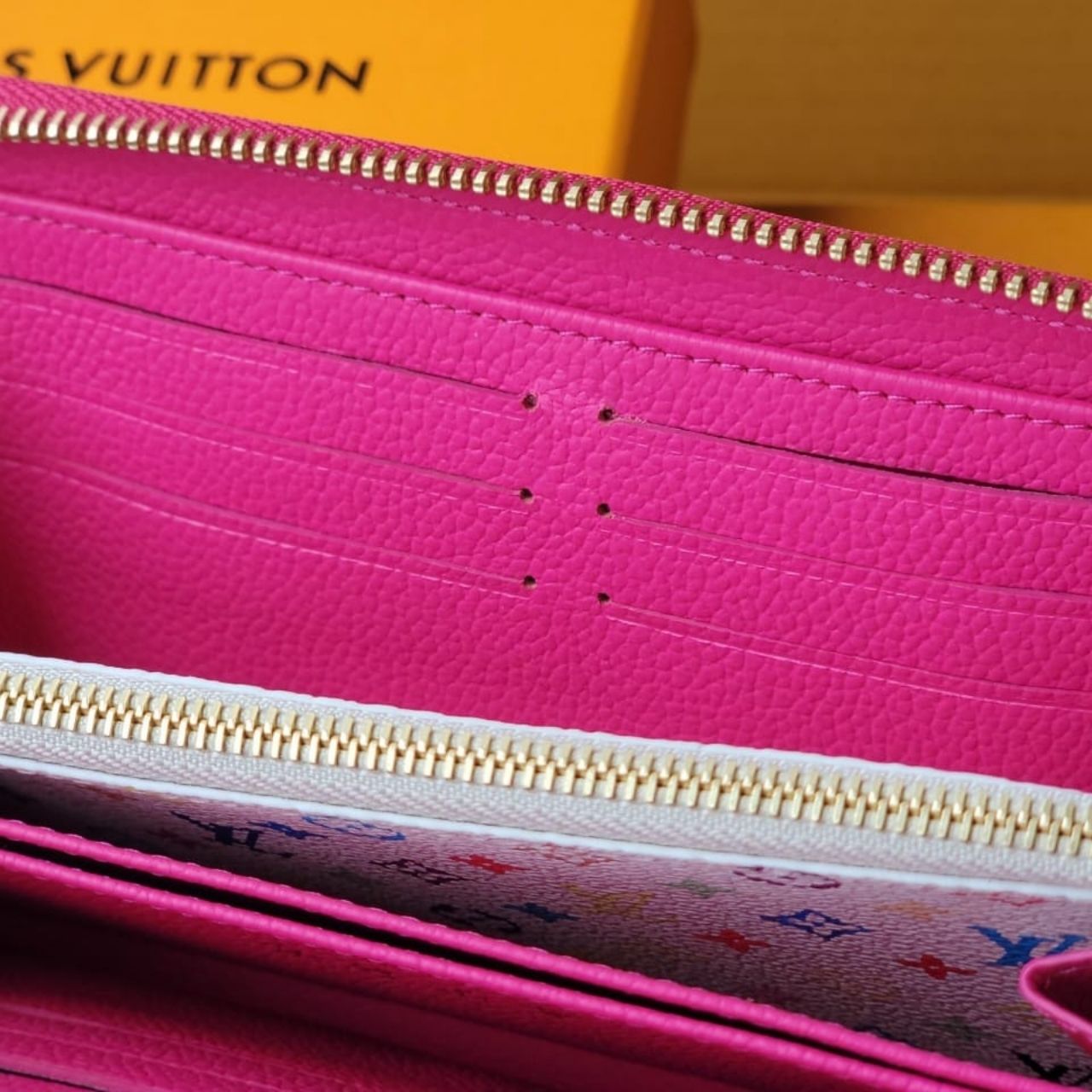 Prestige Edition - Louis Vuitton x Takashi Murakami Zippy Wallet Kawaii Pink 19.5cm M13618 - Image 7