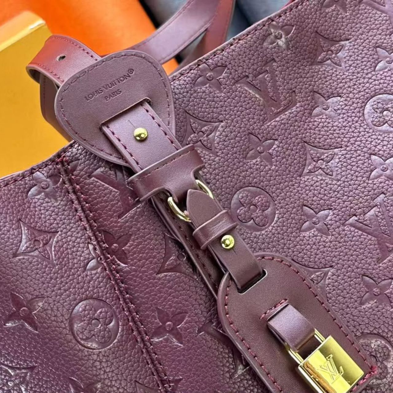 Louis Vuitton All In One MM Grenat 56.5cm M25888 - Image 9