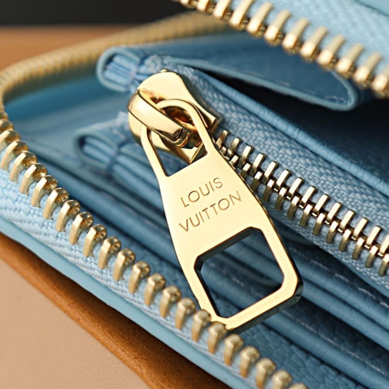 Prestige Edition - Louis Vuitton Zippy Wallet Grape Blue 19.5cm M28294 - Image 10