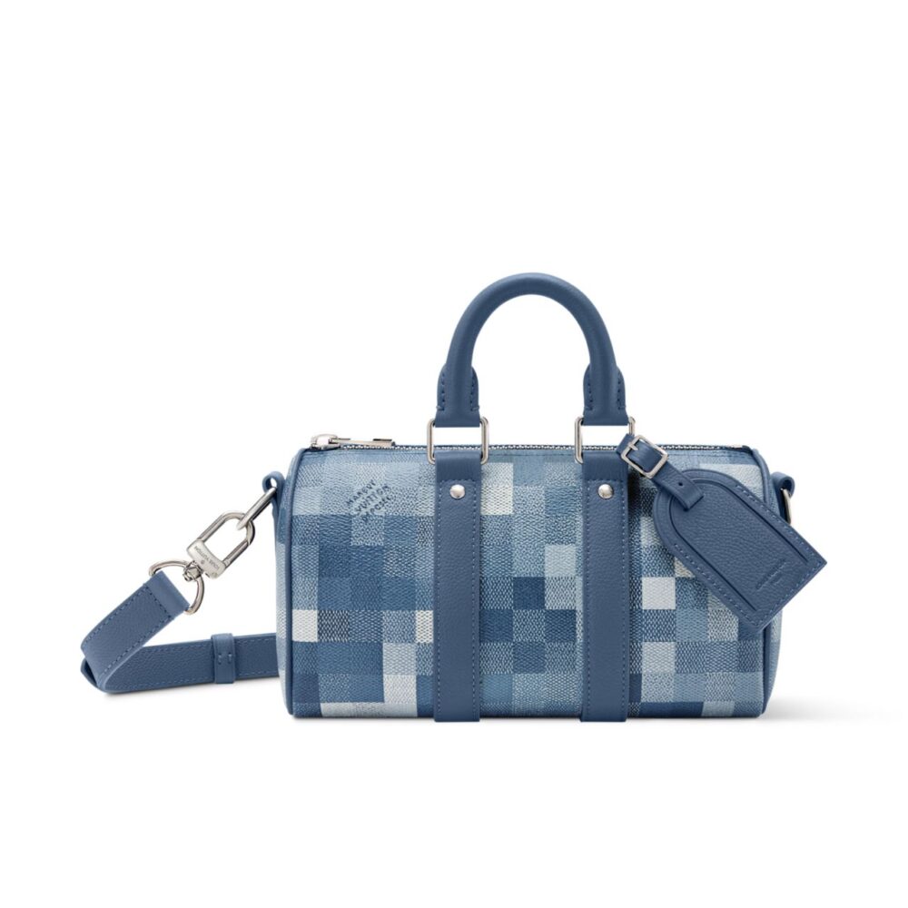 Louis Vuitton Keepall Bandouliere 25 Indigo Blue 25cm M28600