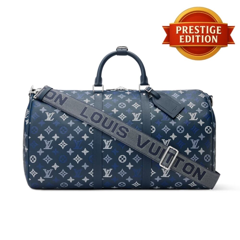 Prestige Edition - Louis Vuitton Keepall Bandouliere 50 Navy Blue 50cm M28836