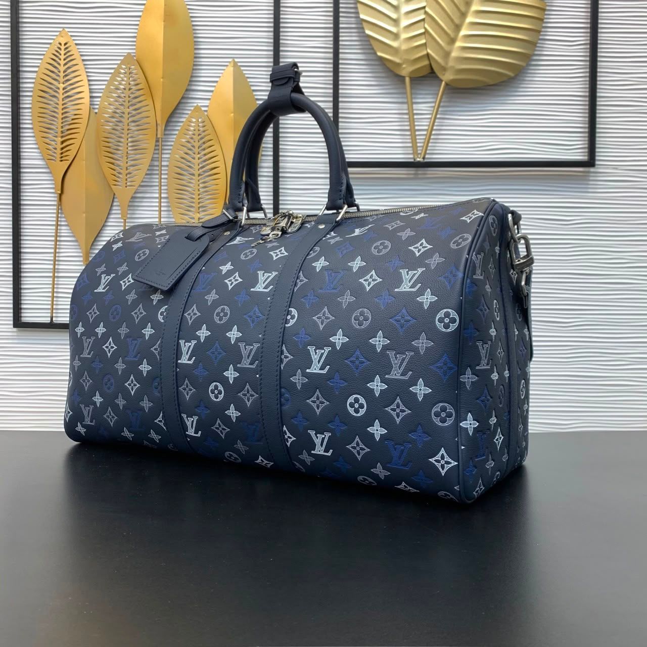 Prestige Edition - Louis Vuitton Keepall Bandouliere 50 Navy Blue 50cm M28836 - Image 3