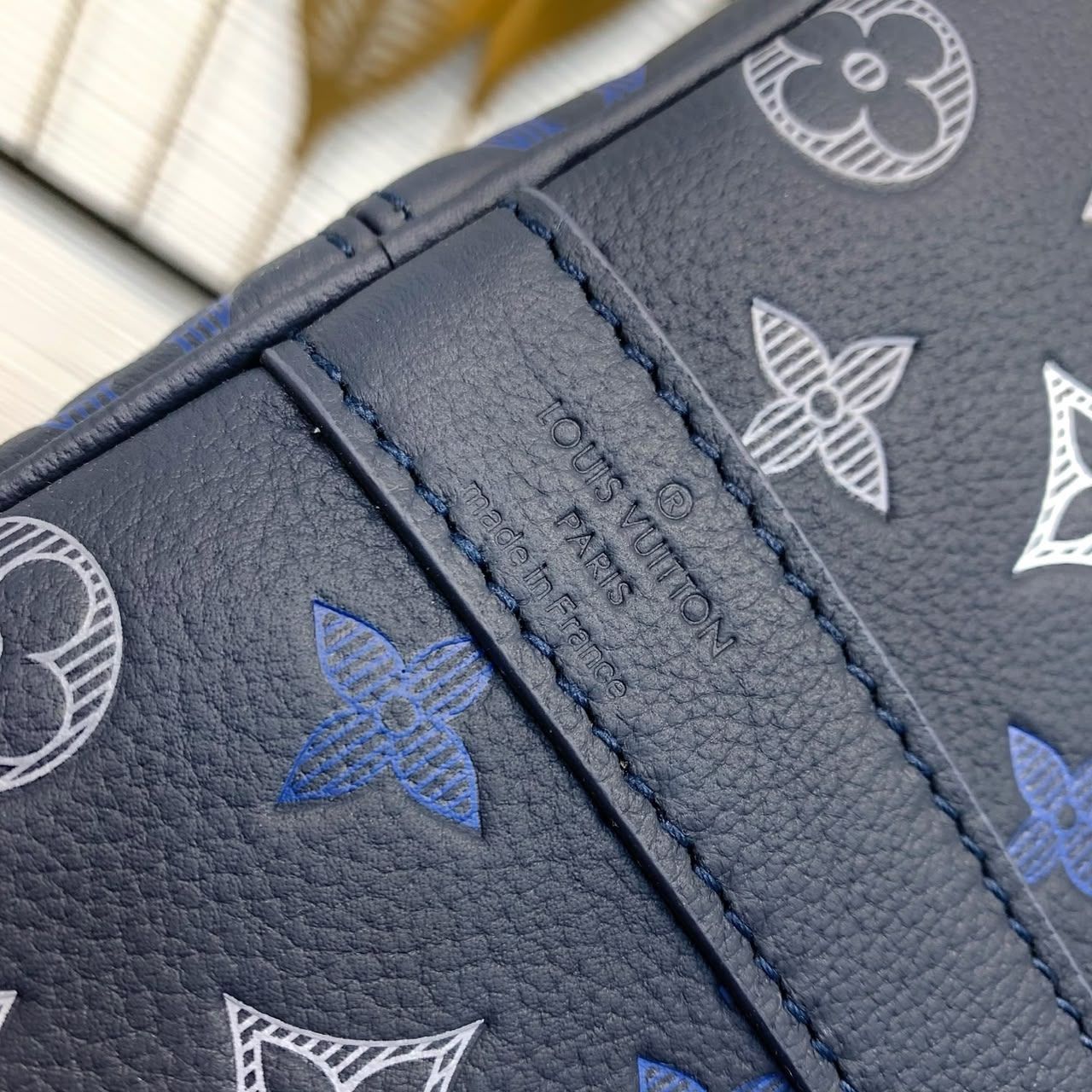 Prestige Edition - Louis Vuitton Keepall Bandouliere 50 Navy Blue 50cm M28836 - Image 9