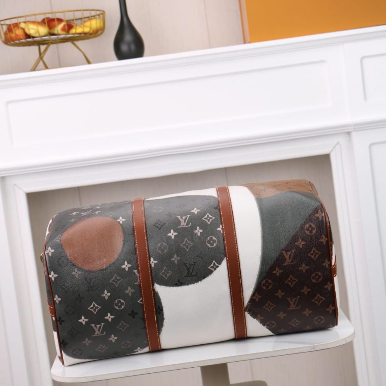 Louis Vuitton Keepall Bandouliere 45 Monogram Khaki 45cm M29190 - Image 6