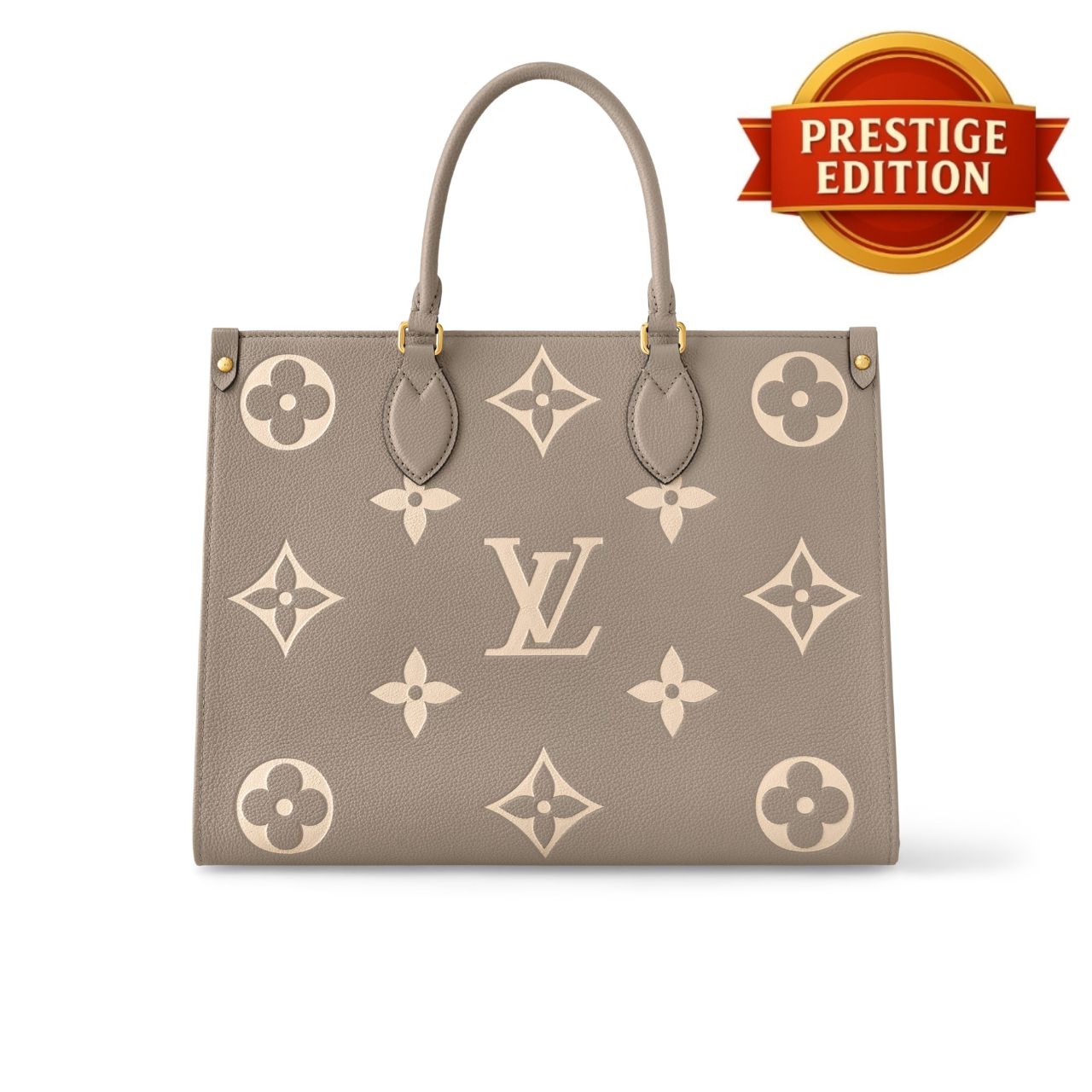 Prestige Edition - Louis Vuitton OnTheGo MM Tourterelle Beige Cream 35cm M45494
