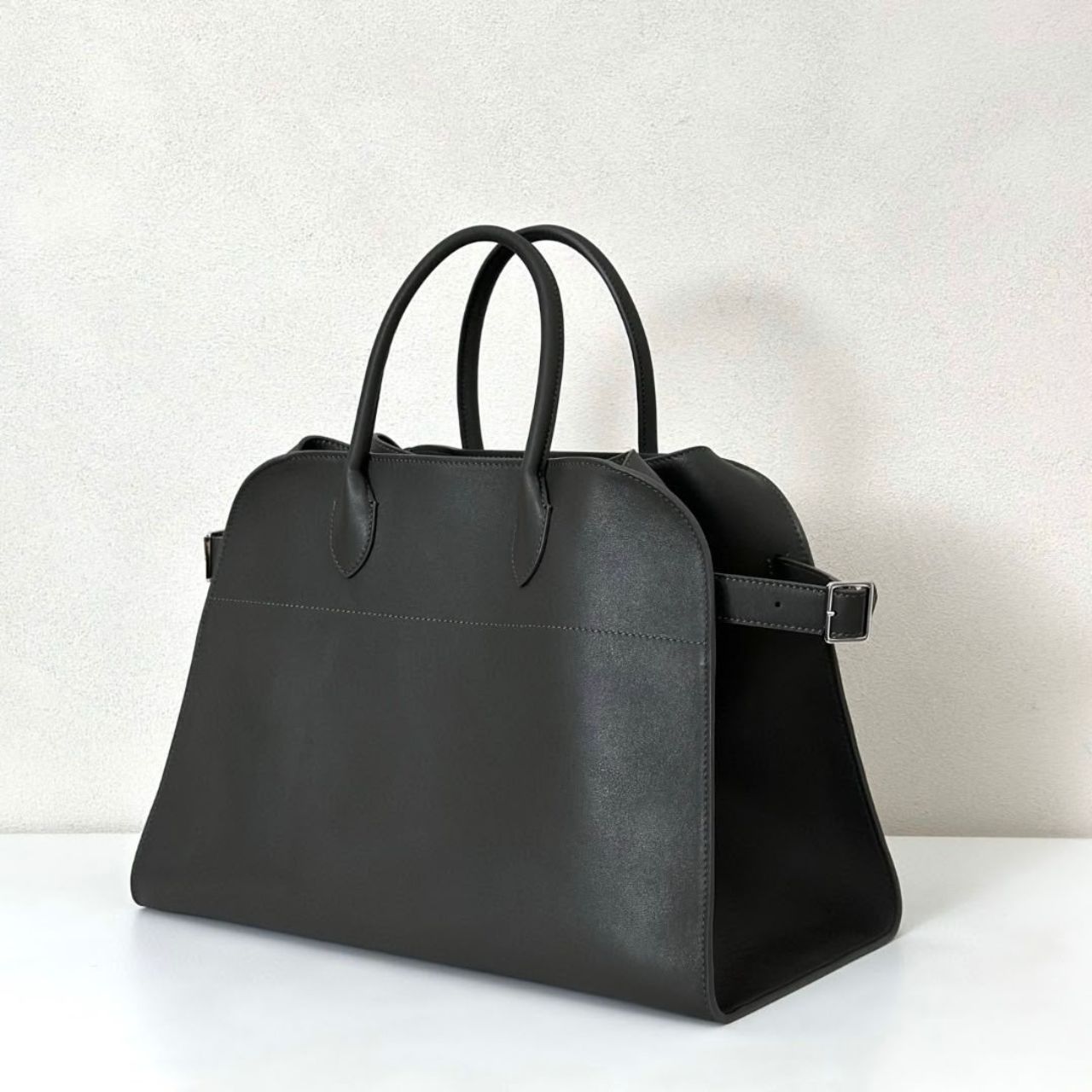 The Row Soft Margaux 15 Bag Black 38cm W1255L133BLPL - Image 5