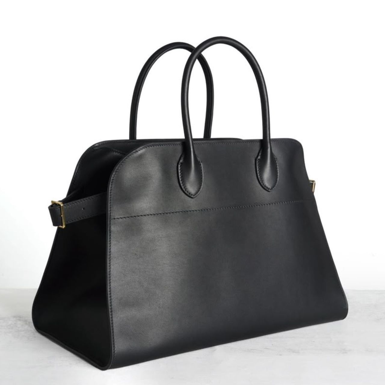 The Row Soft Margaux 15 Bag Black 38cm W1255L133BLPL - Image 4