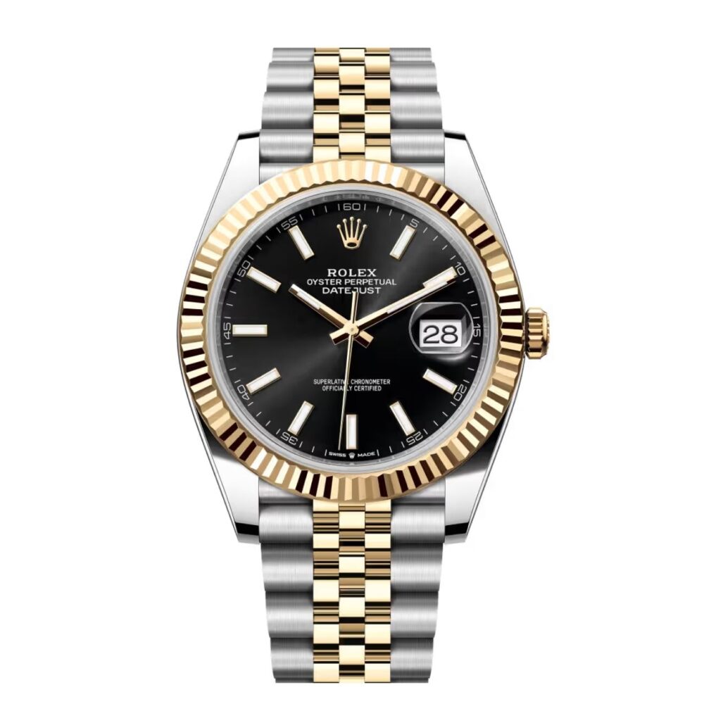 Rolex Datejust 31 Two-Tone Black Dial Watch 31mm