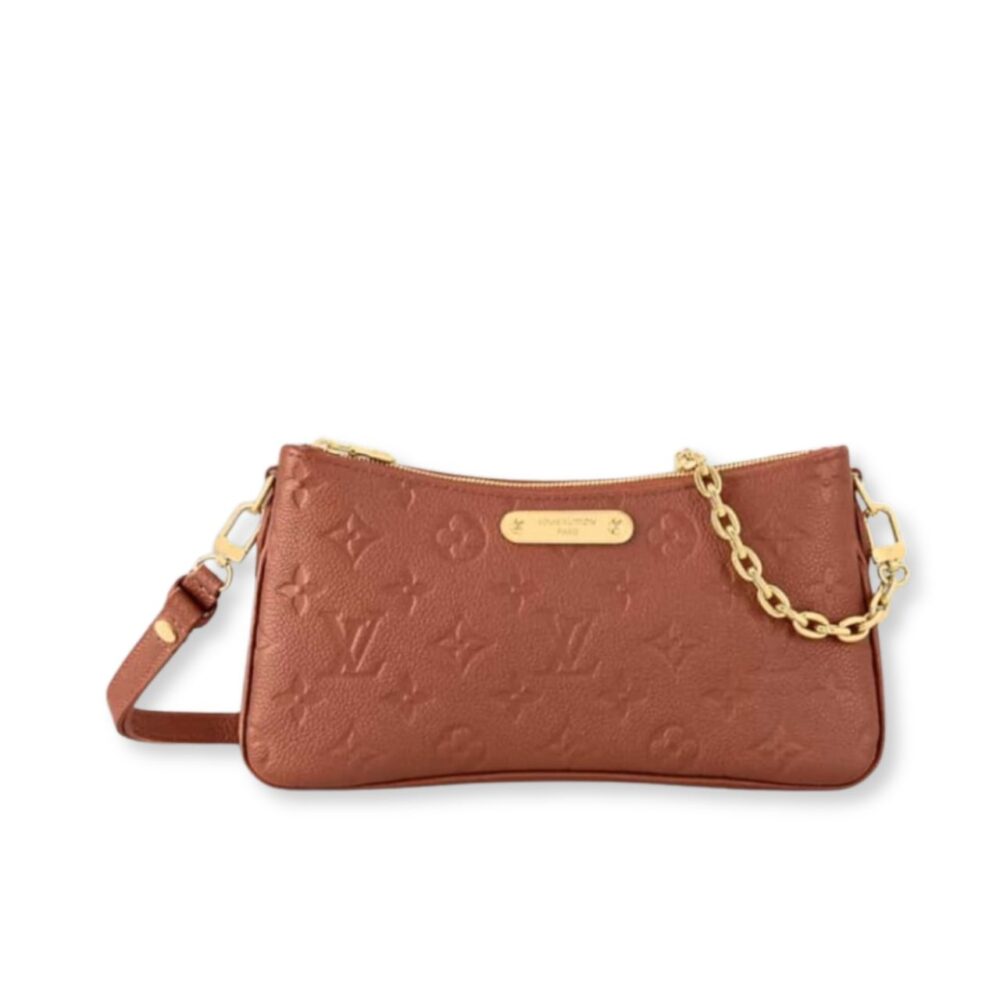 Louis Vuitton Liv Pochette Cognac Brown 26cm M11916