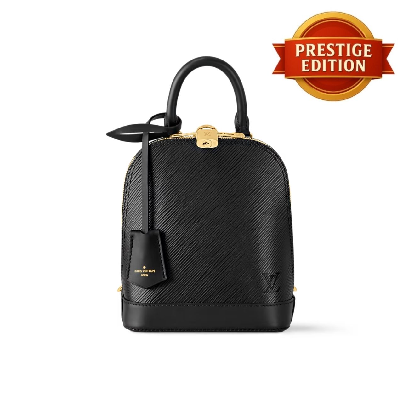 Prestige Edition – Louis Vuitton Alma Backpack Epi Leather Black 20Cm M25103
