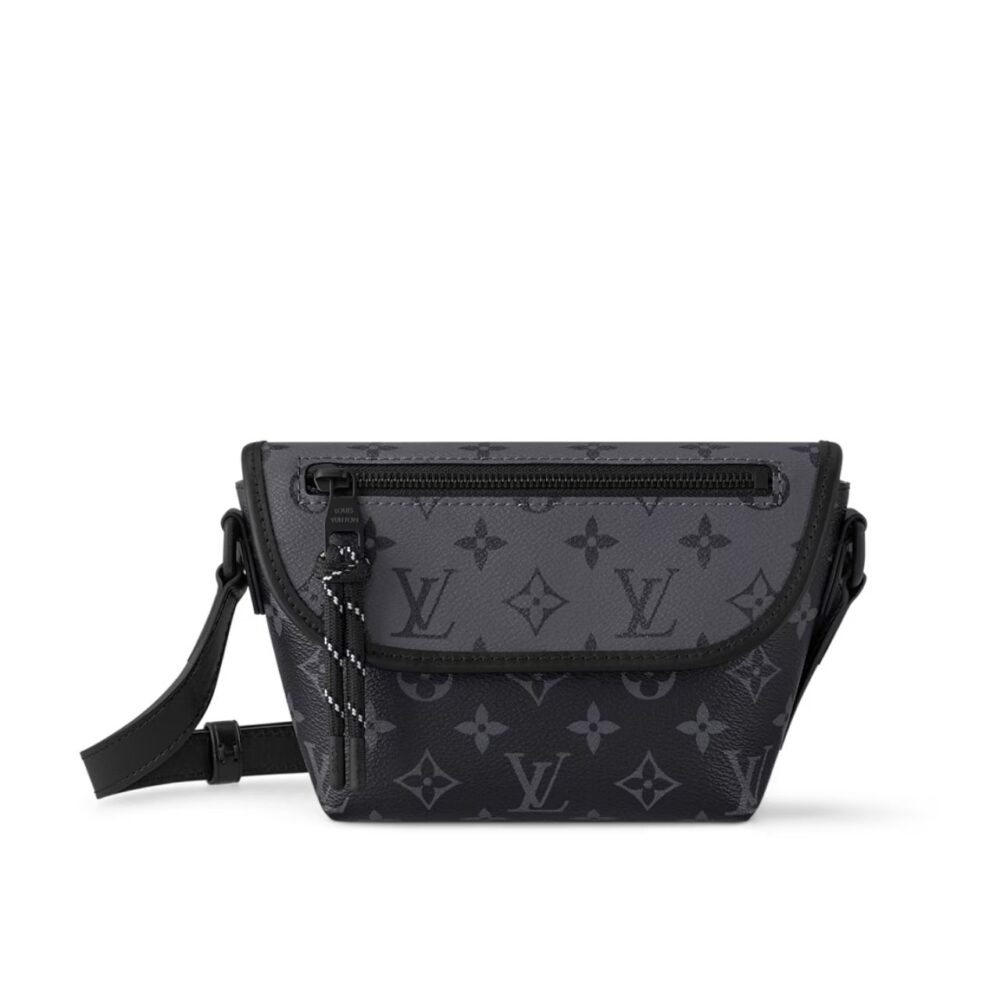 Louis Vuitton Pulse Wearable Wallet Monogram Eclipse 15cm M12806