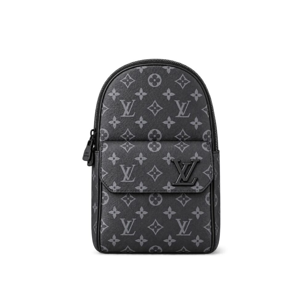 Louis Vuitton Avenue Slingbag Monogram Eclipse Black 20cm