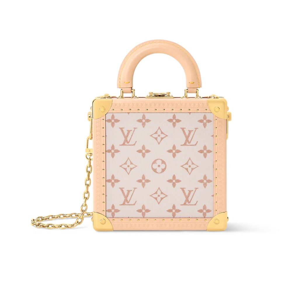 Louis Vuitton Mini Square Trunk Monogram Dune 17cm M28676