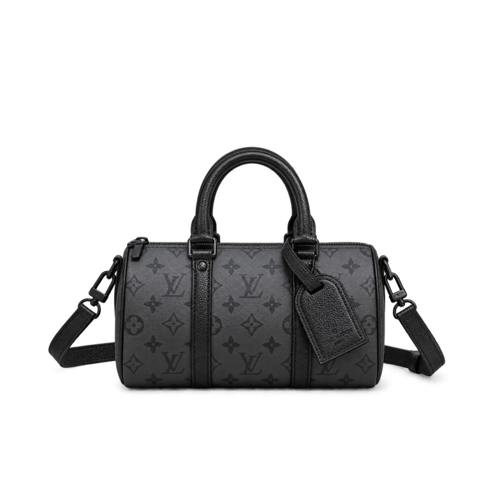 Louis Vuitton Keepall Bandouliere 25 Black 25cm