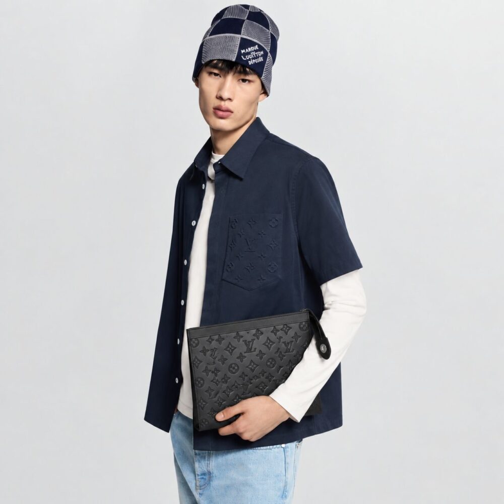 Alternative view of Louis Vuitton To-Go Pochette Monogram Shadow 26cm