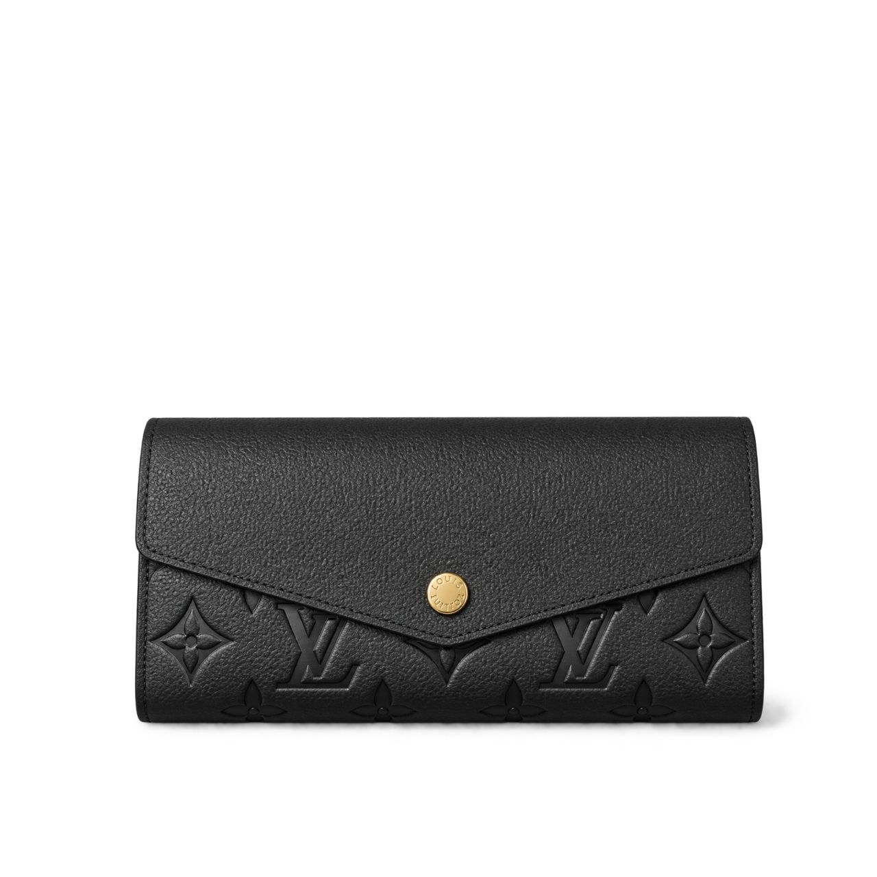 Louis Vuitton Sarah Wallet Monogram Empreinte Black 19cm